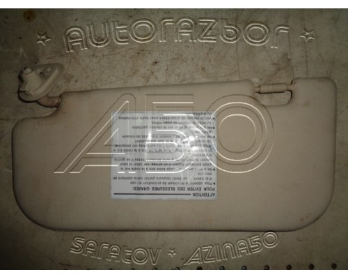 Козырек солнцезащитный Hyundai I10 2007-2013 (852200X100DU)- купить на ➦ А50-Авторазбор по цене 100.00р.. Отправка в регионы.