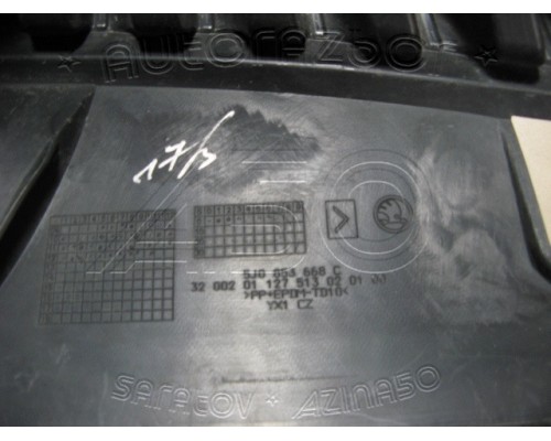 Решетка радиатора Skoda Fabia MK2 5J 2007-2014 (5J0853668C)- купить на ➦ А50-Авторазбор по цене 1000.00р.. Отправка в регионы.