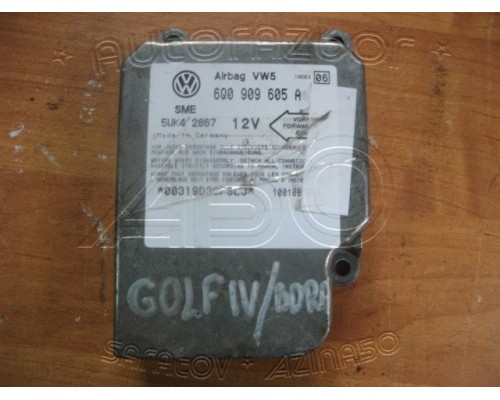 Блок управления AIR BAG Volkswagen Golf IV/Bora 1997-2005 (6Q0909605A)- купить на ➦ А50-Авторазбор по цене 500.00р.. Отправка в регионы.