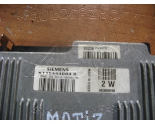 Блок управления двигателя Daewoo Matiz (M100/M150) 1998-2015 (96389098)- купить на ➦ А50-Авторазбор по цене 2500.00р.. Отправка в регионы.
