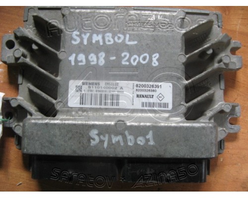 Блок управления двигателя Renault Symbol I 1998-2008 (8200326391)- купить на ➦ А50-Авторазбор по цене 2600.00р.. Отправка в регионы.
