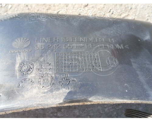 Подкрылки Chevrolet Lanos 2004-2010 (TF69Y08403015)- купить на ➦ А50-Авторазбор по цене 500.00р.. Отправка в регионы.