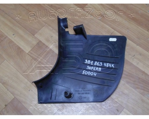 Обшивка стойки Skoda Superb 2002-2008 (3B1863484K)- купить на ➦ А50-Авторазбор по цене 300.00р.. Отправка в регионы.