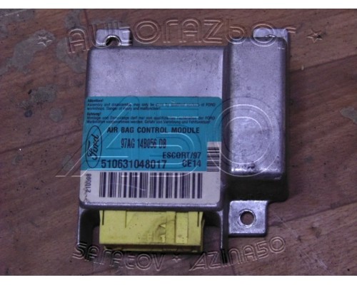 Блок управления AIR BAG Ford Escort 1995-2001 (97AG14B056D8)- купить на ➦ А50-Авторазбор по цене 500.00р.. Отправка в регионы.