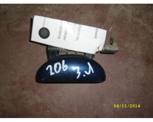 Ручка двери наружняя Peugeot 206 1998-2012 (9101L5)- купить на ➦ А50-Авторазбор по цене 150.00р.. Отправка в регионы.