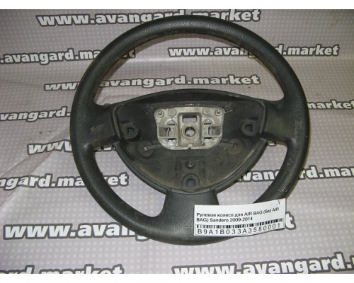 Рулевое колесо для AIR BAG (без AIR BAG) Renault Sandero 2009-2014 ()- купить на ➦ А50-Авторазбор по цене 1000.00р.. Отправка в регионы.