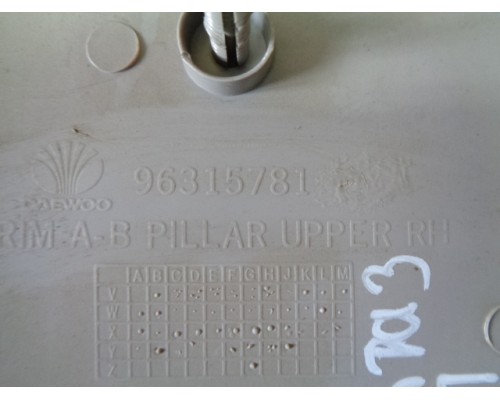 Обшивка стойки Daewoo Matiz (M100/M150) 1998-2015 ()- купить на ➦ А50-Авторазбор по цене 200.00р.. Отправка в регионы.